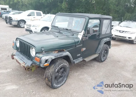 1999 Jeep Wrangler Se из США, поврежденный, VIN 1J4FY29P7XP479351